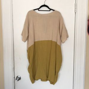 Roolee Olive and Tan Dress